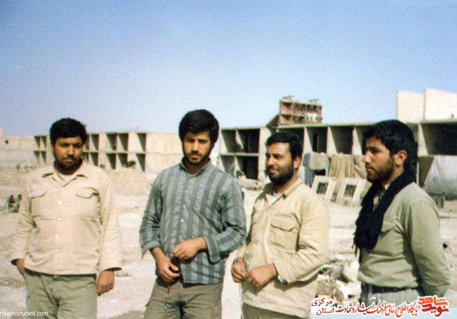 از چپ: علی اصغر آرمیده - احمد فدایی - رضا آرمیده - هادی محبی