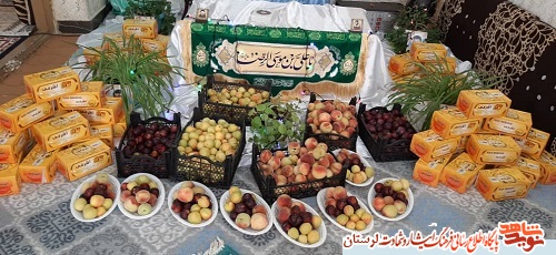 جشن میلاد باسعادت امام رضا (ع) در حسینیه یاد افلاکیان خاکی برگزار شد