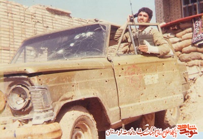 فرمانده شهیدی که در میان شعله های آتش پر کشید
