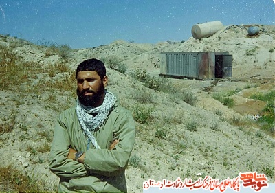 فرمانده شهیدی که در میان شعله های آتش پر کشید