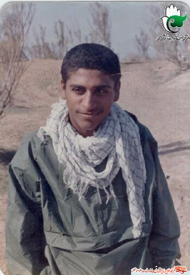 دو تصویر از شهید 