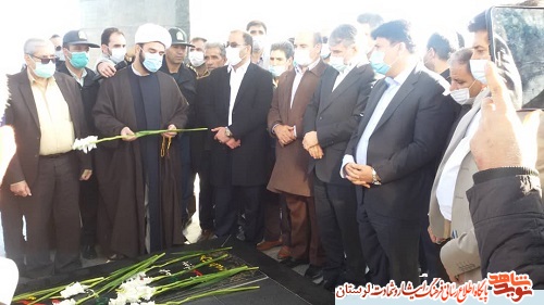 حضورهیأت دولت در گلزارهای شهدای استان لرستان