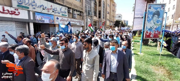 حضور پرشور مردم شهید پرور استان سیستان و بلوچستان در روز جهانی قدس