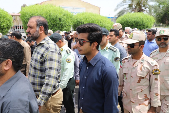 تشییع پیکر مطهر شهید «مسعود پرکاس» در بندرعباس تشییع پیکر مطهر شهید «مسعود پرکاس» در بندرعباس