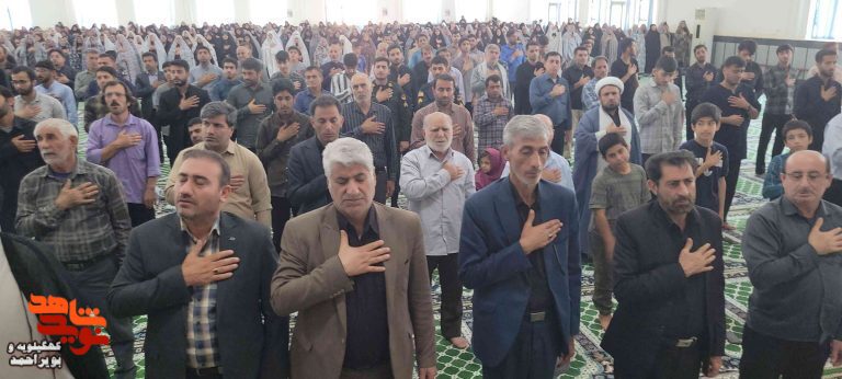 برگزاری مراسم بزرگداشت شهدای خدمت و عملیات بیت المقدس در شهرستان چرام