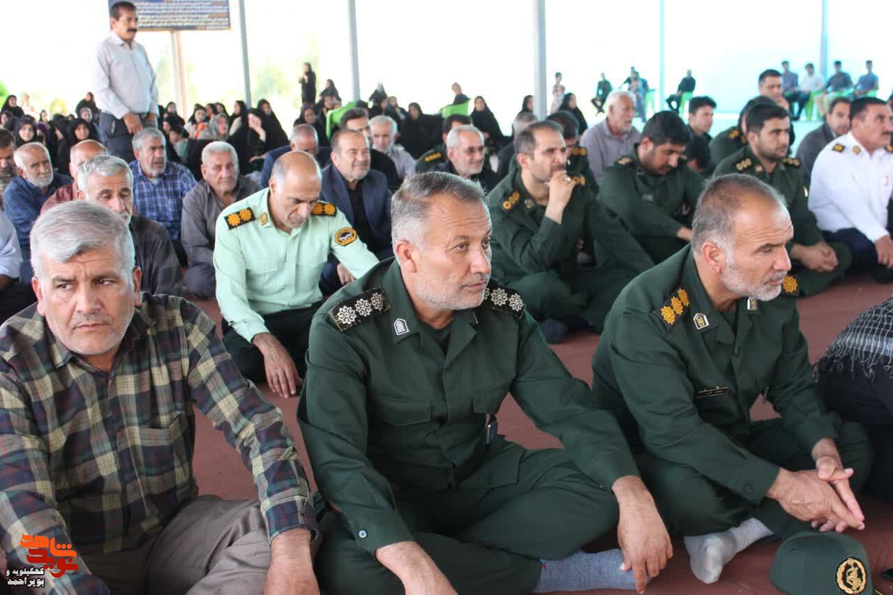 برگزاری مراسم بزرگداشت شهدای خدمت و عملیات بیت المقدس در شهرستان چرام