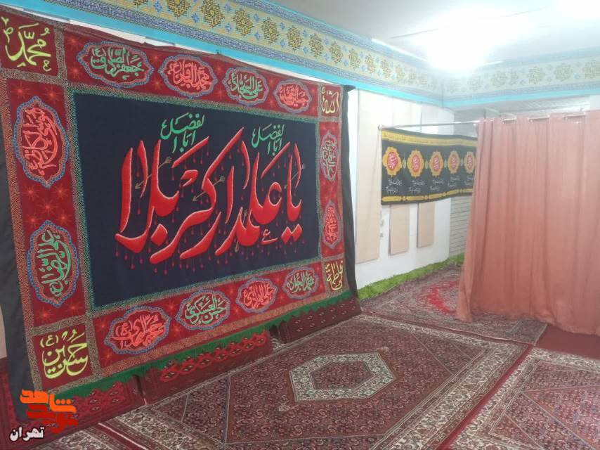 فضاسازی بنیاد شهید وا مورایثارگران تهران بزرگ در تمامی مناطق به مناسبت ماه محرم