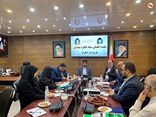 جلسه اعضای ستاد کنگره شهدای غریب در‍ اسارت خوزستان...