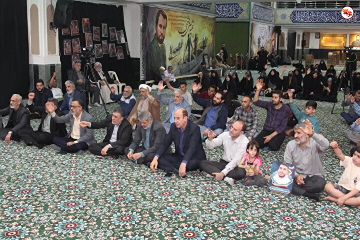 گزارش تصویری/ مراسم ملی و سراسری اربعین شهدای فتنه آمریکای و صهیونیستی...