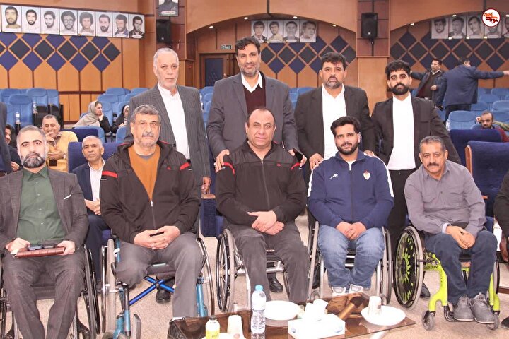 گزارش تصویری/ آیین تجلیل از مقام آوران ورزشکار جانباز در اهواز