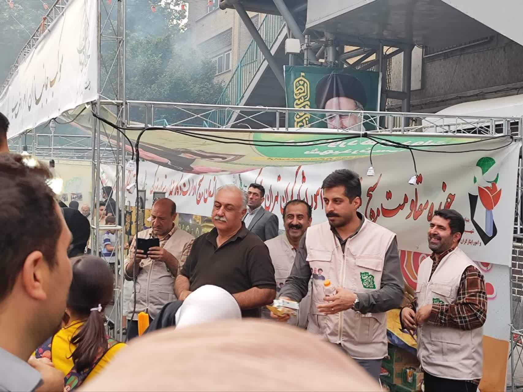 غرفه جانبازان آسایشگاه ثارالله علیه السلام در جشن امام رضایی ها