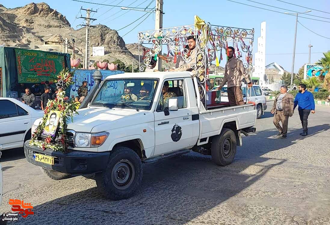 مراسم وداع با پیکر شهید اهل سنت«جلال نوکری» و گرامیداشت سوم خرداد در زاهدان برگزار شد