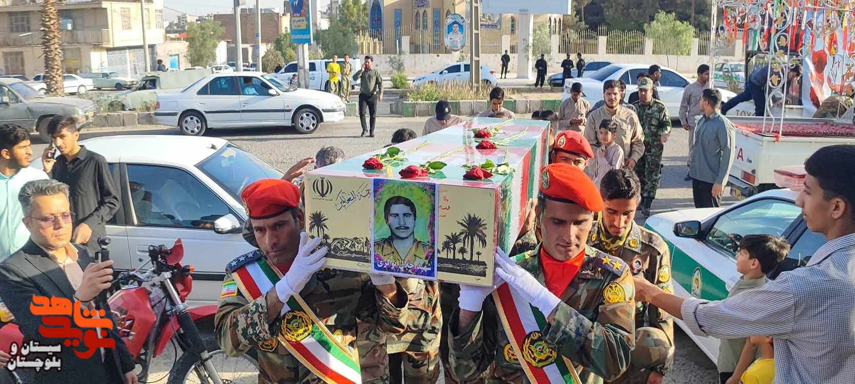 مراسم وداع با پیکر شهید اهل سنت«جلال نوکری» و گرامیداشت سوم خرداد در زاهدان برگزار شد