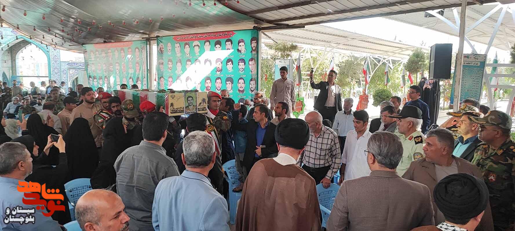 مراسم وداع با پیکر شهید اهل سنت«جلال نوکری» و گرامیداشت سوم خرداد در زاهدان برگزار شد