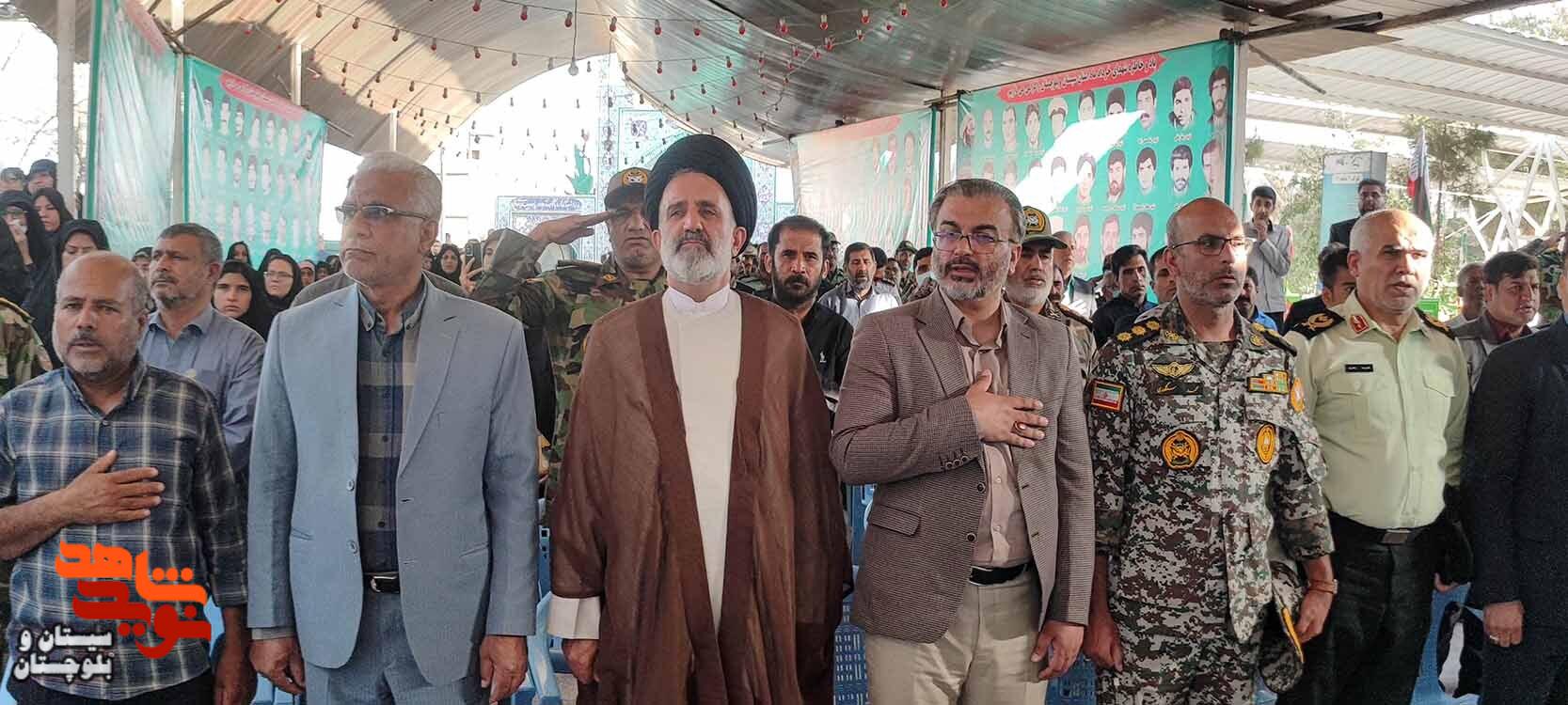 مراسم وداع با پیکر شهید اهل سنت«جلال نوکری» و گرامیداشت سوم خرداد در زاهدان برگزار شد