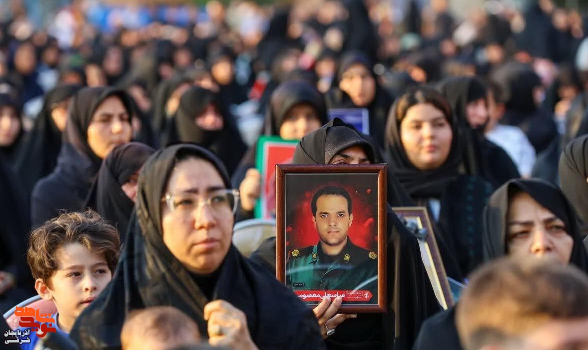مراسم اربعین شهدای اقتدار در تبریز