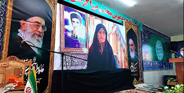 فیلم/ آئین هفتمین روز تدفین شهید گمنام در ساری