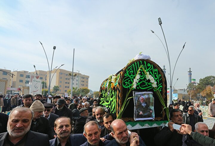 تشییع و خاکسپاری آیت‌الله «عبدالجواد عبدالهی» در اصفهان