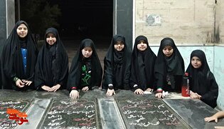 گزارش/آیین غبارروبی قبور شهدای گمنام توسط دانش‌آموزان...