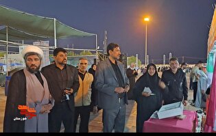بازدید مدیرکل بنیاد شهید خوزستان از موکب‌های «پردیس...