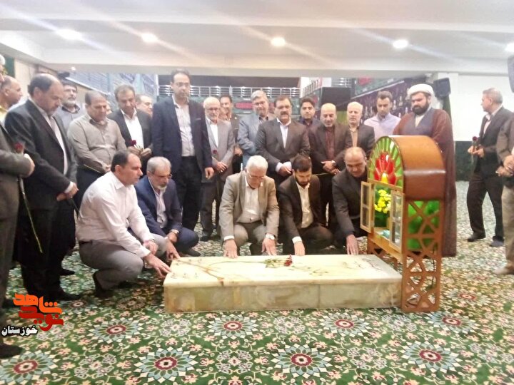 تجدید میثاق با آرمان‌های شهدا به مناسبت هفته دولت در اهواز