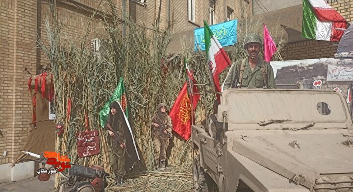 فیلم| افتتاح نمایشگاه هفته دفاع مقدس در اهواز