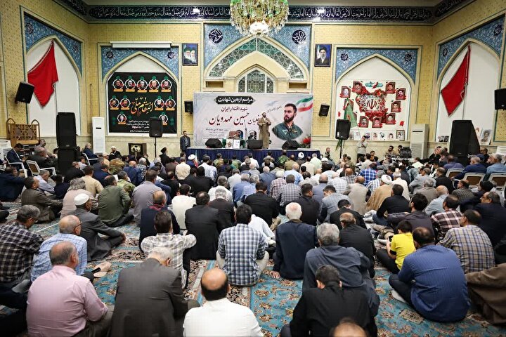 گزارش تصویری | مراسم اربعین خلبان شهید «حسین مهدویان»