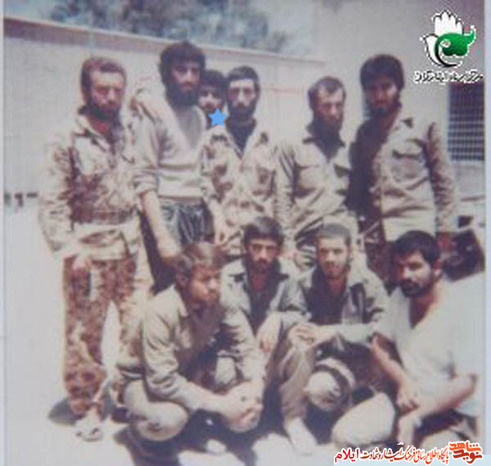 شهید هدایت صحرایی فرمانده اطلاعات گردان 505 محرم 