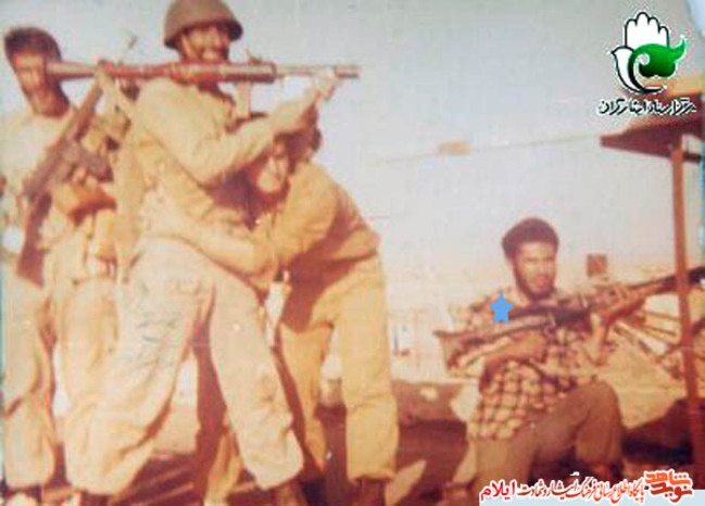 شهید هدایت صحرایی فرمانده اطلاعات گردان 505 محرم 