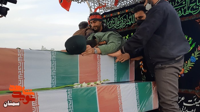 مراسم استقبال از پنج شهید گمنام و شهید والامقام تازه تفحص شده حسن یونسیان - یازدهم دیماه ۱۴۰۰ یادمان کوشک امام رضا (ع) سمنان