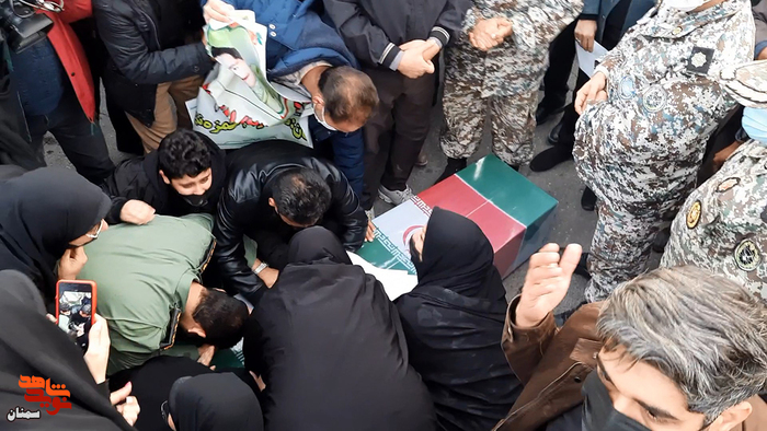 مراسم استقبال از پنج شهید گمنام و شهید والامقام تازه تفحص شده حسن یونسیان - یازدهم دیماه ۱۴۰۰ یادمان کوشک امام رضا (ع) سمنان